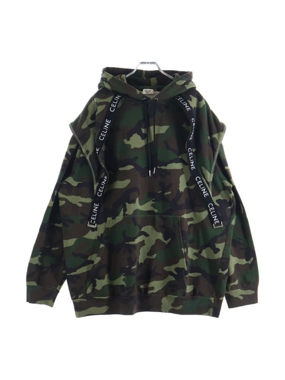 Celine Bands Hoodie Camouflage Pullover